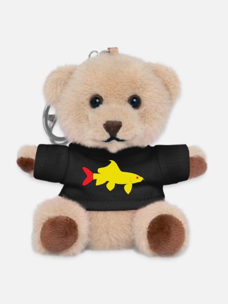 Epalzeorhynchos bicolor rouge et jaune - Porte-clés ourson - noir