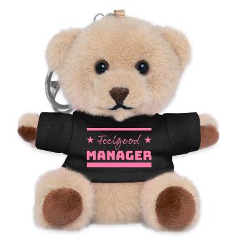 Tshirt Feelgood Manager Stars pink - Teddy Keyring - black - Front