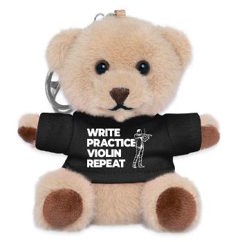 Writing Practice Repeating Violin - Teddy Keyring - black - Front