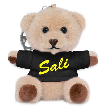 Sali zäme! - Teddy Schlüsselanhänger - Schwarz - Vorne