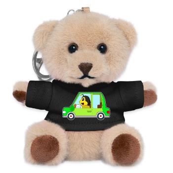 Voiture d’abeille - Porte-clés ourson - noir - Devant