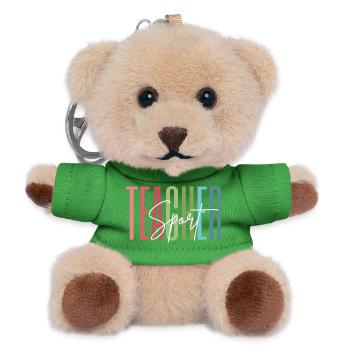 Sport Teacher Schule Geschenk - Teddy Schlüsselanhänger - Grün - Vorne