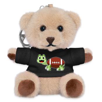 Schildkröte American Football Sport - Teddy Schlüsselanhänger - Schwarz - Vorne