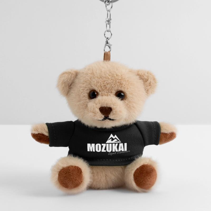 OFFICIAL MOZUKAI white logo Teddy Keyring