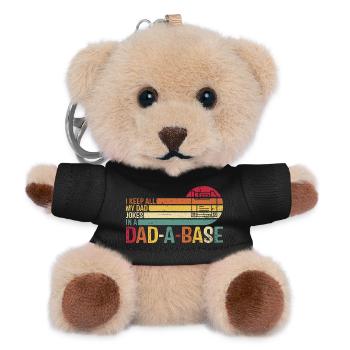 Voiture rétro papa blague T-Shirt Design - Porte-clés ourson - noir - Devant