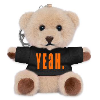 Yes - Teddy Keyring - black - Front