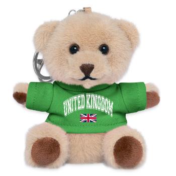 United Kingdom Flagge - Teddy Schlüsselanhänger - Grün - Vorne