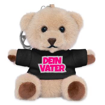 Dein Vater - die ironische Fortsetzung. - Teddy Schlüsselanhänger - Schwarz - Vorne