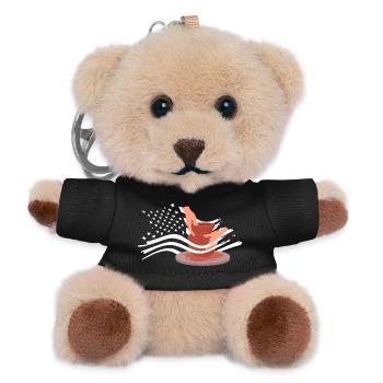 American Pottery Lovers Pottery - Teddy Keyring - black - Front