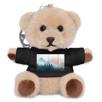 Mountains Vintage - Teddy Keyring - black - Front