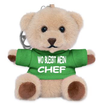 chef - Teddy Keyring - green - Front