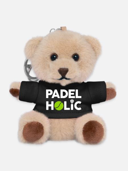Fun Padel - PadelHolic - Teddy Keyring - black