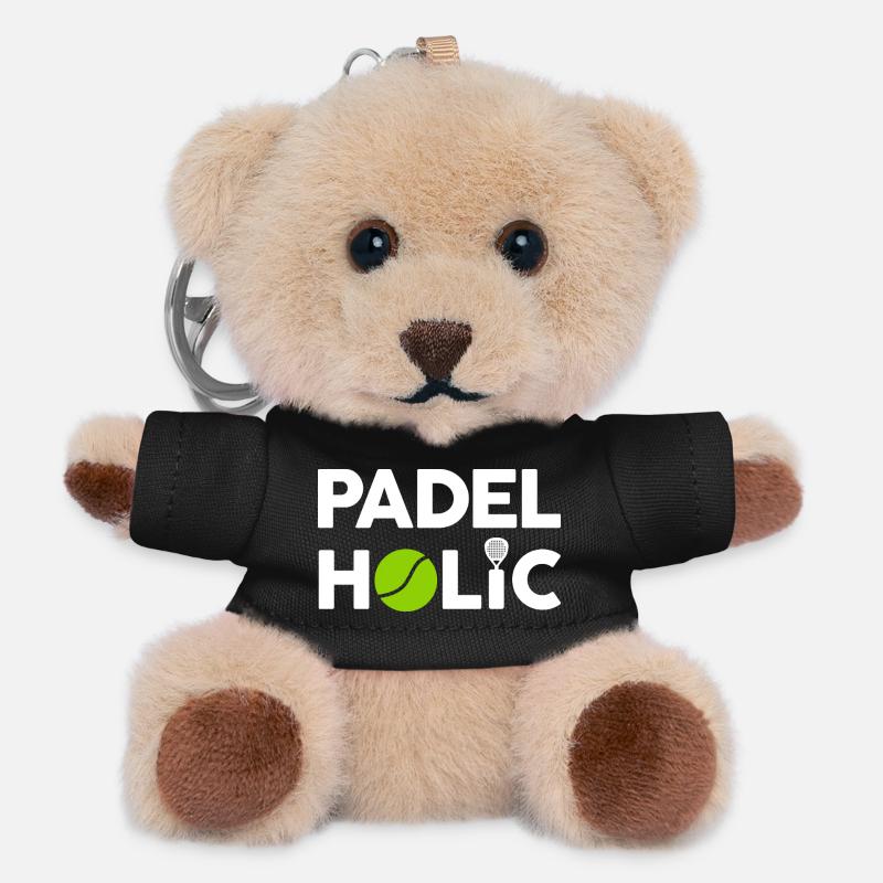 Fun Padel - PadelHolic - Teddy Keyring - black