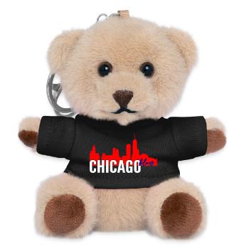 Chicago Blues - Teddy Schlüsselanhänger - Schwarz - Vorne