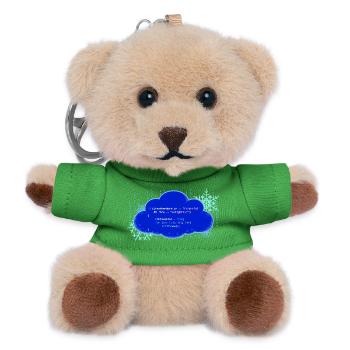 LetItSnow(); - Teddy Schlüsselanhänger - Grün - Vorne