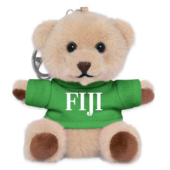 Fiji - Fiji - Islands - Pacific - South Seas - Teddy Keyring - green - Front