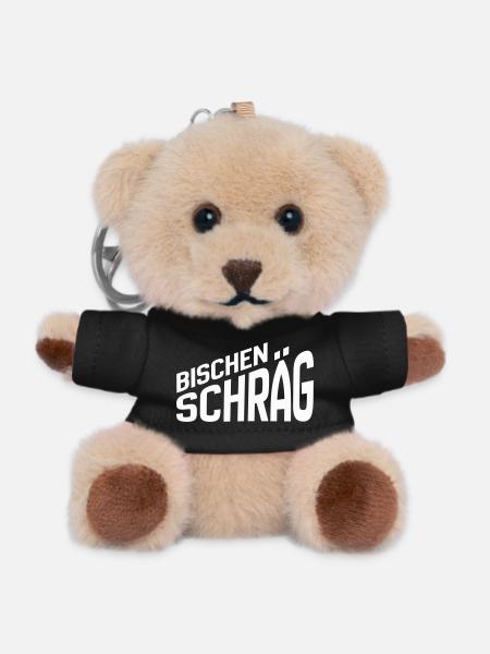 A bit weird - statement for crazy guys - Teddy Keyring - black