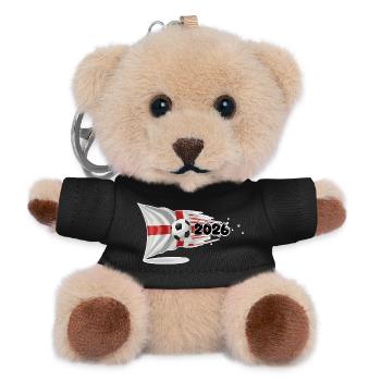 England St. George's flag Soccer Burst 2026 - Teddy Keyring - black - Front