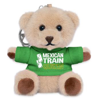 Mexican Train Domino - Teddy Schlüsselanhänger - Grün - Vorne