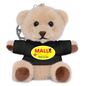 MALLE : Divas en tournée - Porte-clés ourson - noir - Devant