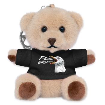 Ostsee Urlaub FEHMARN URLAUBSREIF Lustiges - Teddy Schlüsselanhänger - Schwarz - Vorne