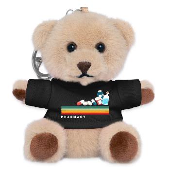 Retro-apotheker Pharmazietechniker - Teddy Schlüsselanhänger - Schwarz - Vorne