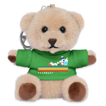 Retro-apotheker Pharmazietechniker - Teddy Schlüsselanhänger - Grün - Vorne
