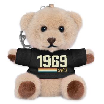 Born in April 1969 - Teddy Keyring - black - Front