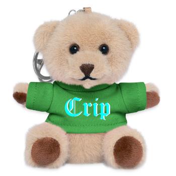 Crip - Teddy Keyring - green - Front