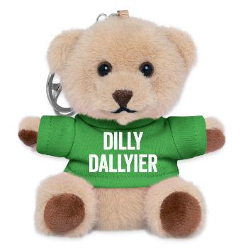 Dilly Dallyier Procrastinate Dredle Dilly Dally - Teddy Schlüsselanhänger - Grün - Vorne