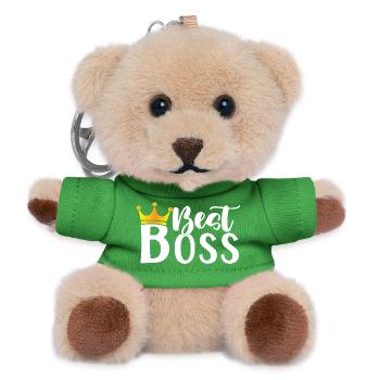 Die beste, beste Managerin aller Zeiten, CEO Women Girl - Teddy Schlüsselanhänger - Grün - Vorne
