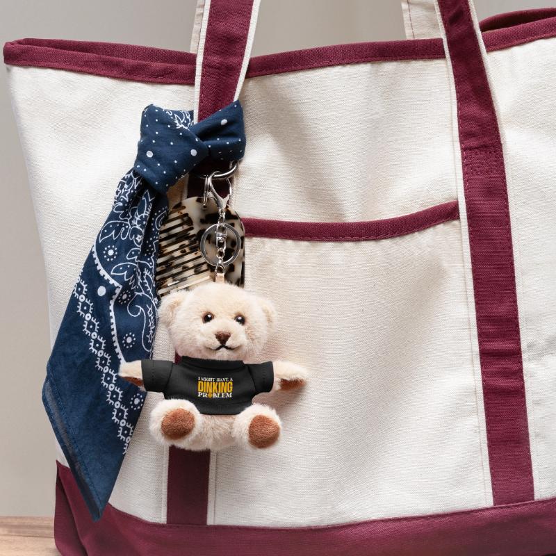 Dinking Problem Pickleball Player Teddy Keyring