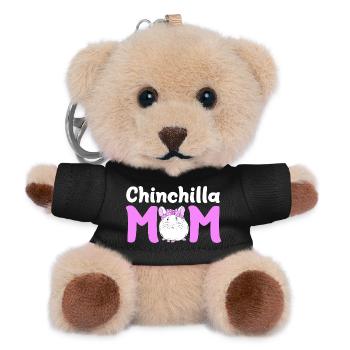Chinchilla - Teddy Schlüsselanhänger - Schwarz - Vorne
