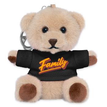Family - Teddy Keyring - black - Front