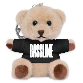 Fette Basslinienmusik - Teddy Schlüsselanhänger - Schwarz - Vorne