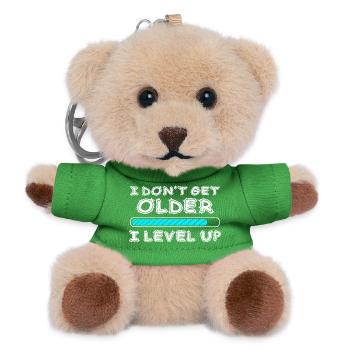 Funny Gaming - Teddy Schlüsselanhänger - Grün - Vorne