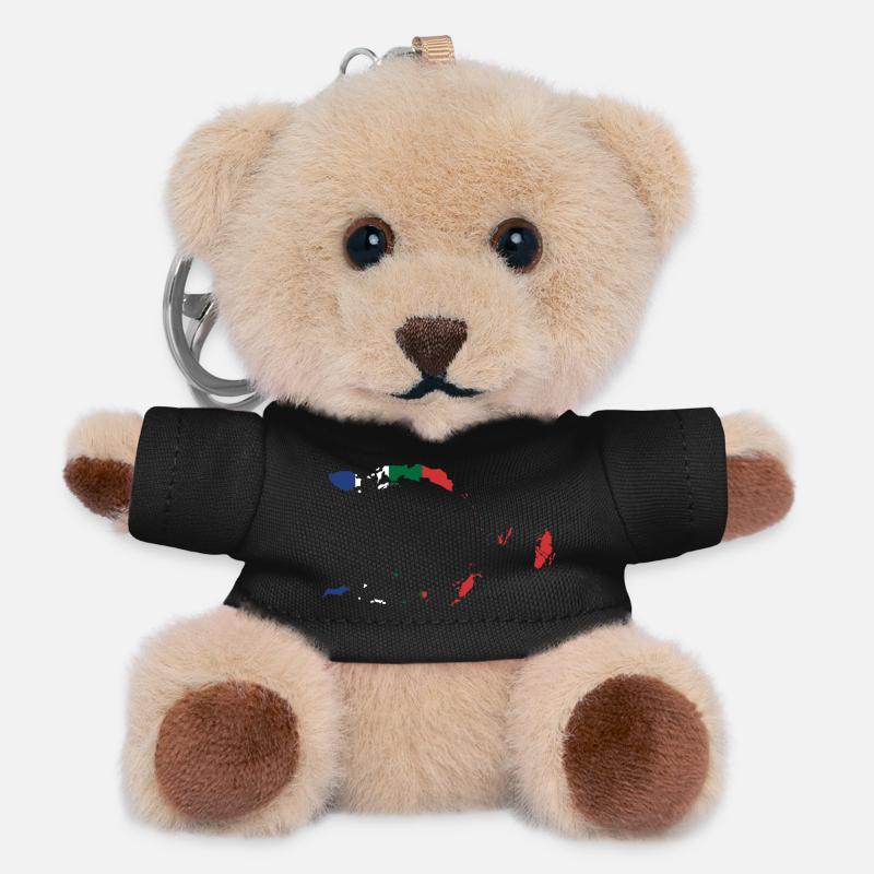 Maluku T Shirt RMS - Teddy Keyring - black