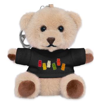 Gummibärchen - Teddy Schlüsselanhänger - Schwarz - Vorne