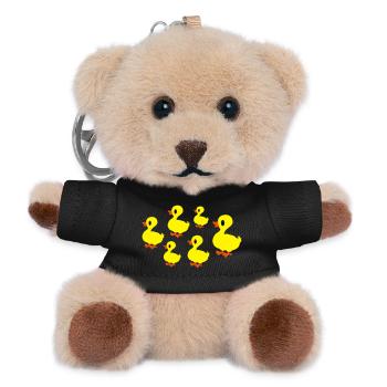 enten - Teddy Schlüsselanhänger - Schwarz - Vorne