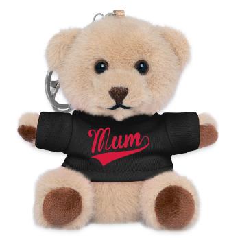Mum - Porte-clés ourson - noir - Devant