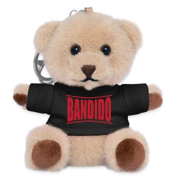 bandido t shirt design Bandit bandit bandit - Teddy Keyring - black - Front