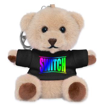 swich bdsm bondage disciplines - Teddy Keyring - black - Front