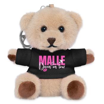 Mallorca Sprüche Malle Diven On Tour Urlaub Party - Teddy Schlüsselanhänger - Schwarz - Vorne