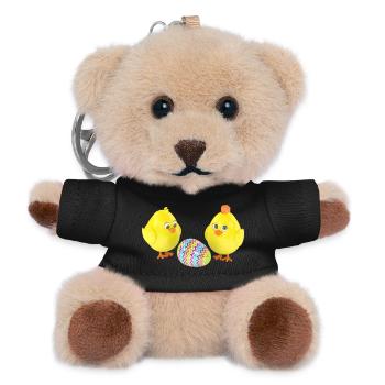 Ostern - Teddy Schlüsselanhänger - Schwarz - Vorne
