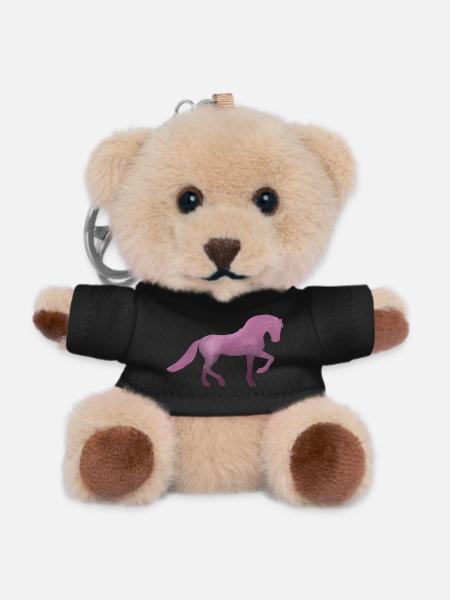 Anmut - Teddy Schlüsselanhänger - Schwarz