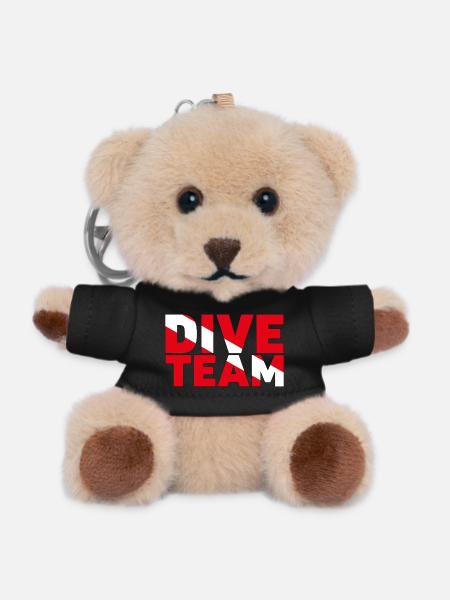 Dive Team. Perfect design for your diving team. - Teddy Keyring - black