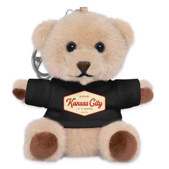 Kansas City Vintage Sign - Teddy Schlüsselanhänger - Schwarz - Vorne
