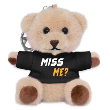 Vermissen Sie mich? - Teddy Schlüsselanhänger - Schwarz - Vorne