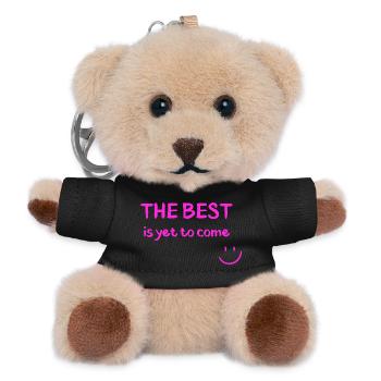 The best is yet to come! for pregnant women - Teddy Keyring - black - Front