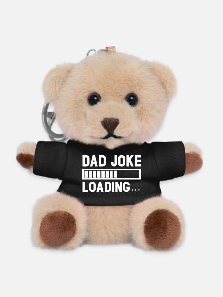 Chargement de papa blague t-shirt graphique - Porte-clés ourson - noir